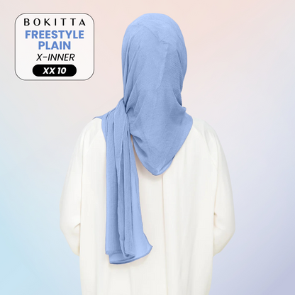 Bokitta Inspired Plain Collection In Baby Blue - Free Box