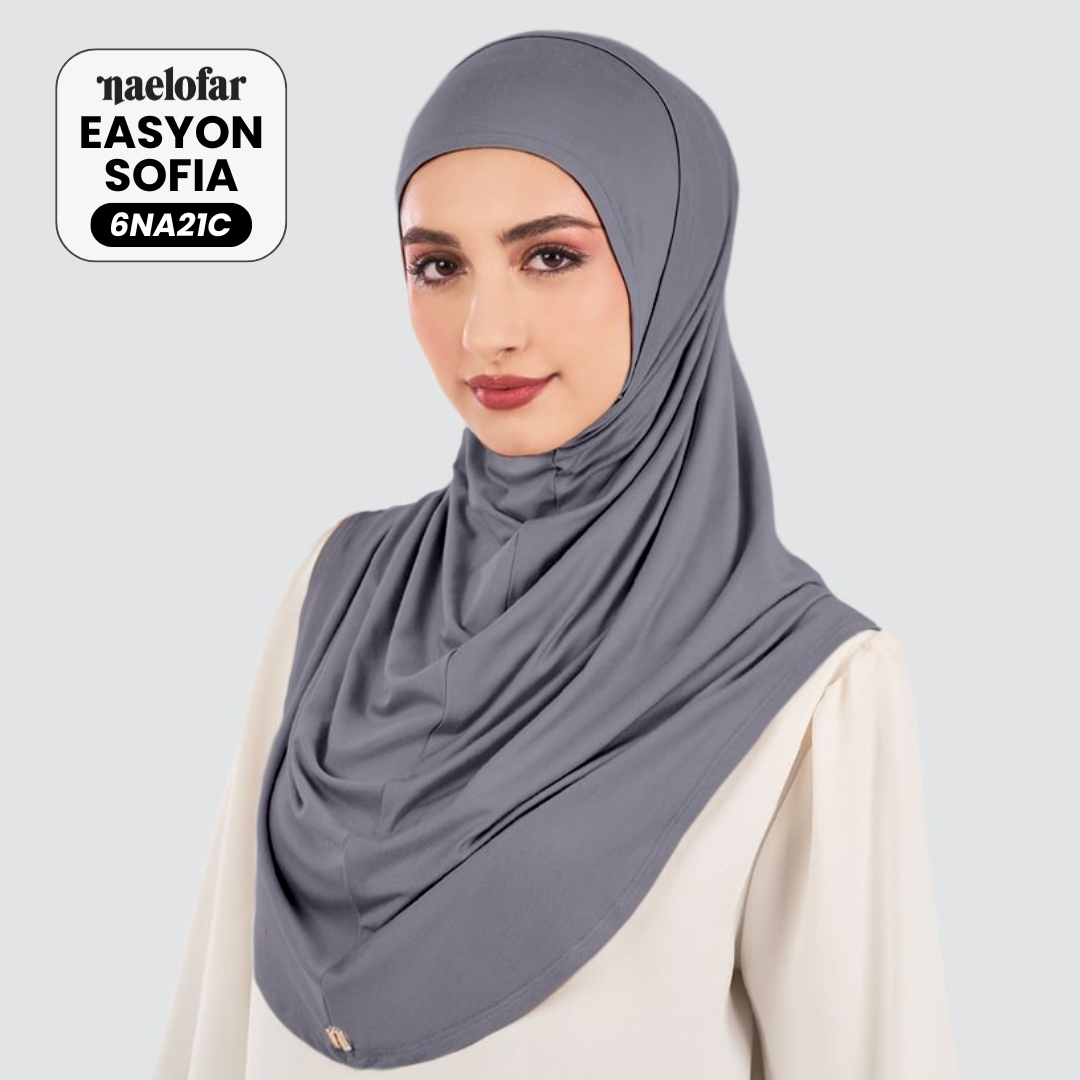 Naelofar Inspired Instant Easyon Sophia Cotton Lycra Collection (6NA)