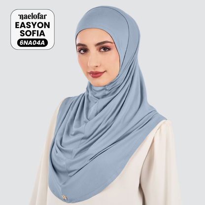 Naelofar Inspired Instant Easyon Sophia Cotton Lycra Collection (6NA)