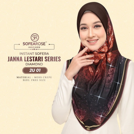 Sofearose Hijab Inspired Instant Sarung Crepe Collection (2U)