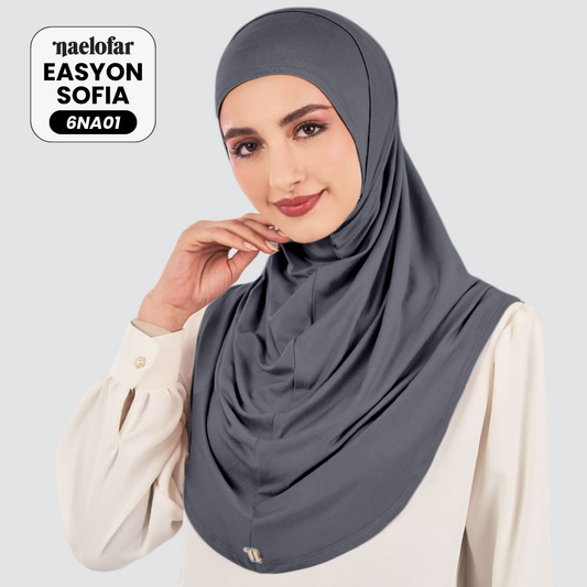 Naelofar Inspired Instant Easyon Sophia Cotton Lycra Collection (6NA)