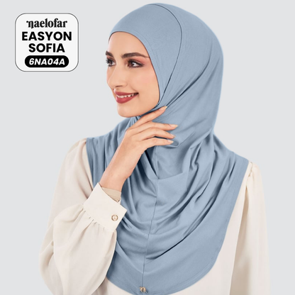 Naelofar Inspired Instant Easyon Sophia Cotton Lycra Collection (6NA)