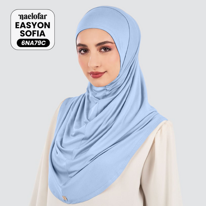 Naelofar Inspired Instant Easyon Sophia Cotton Lycra Collection (6NA)