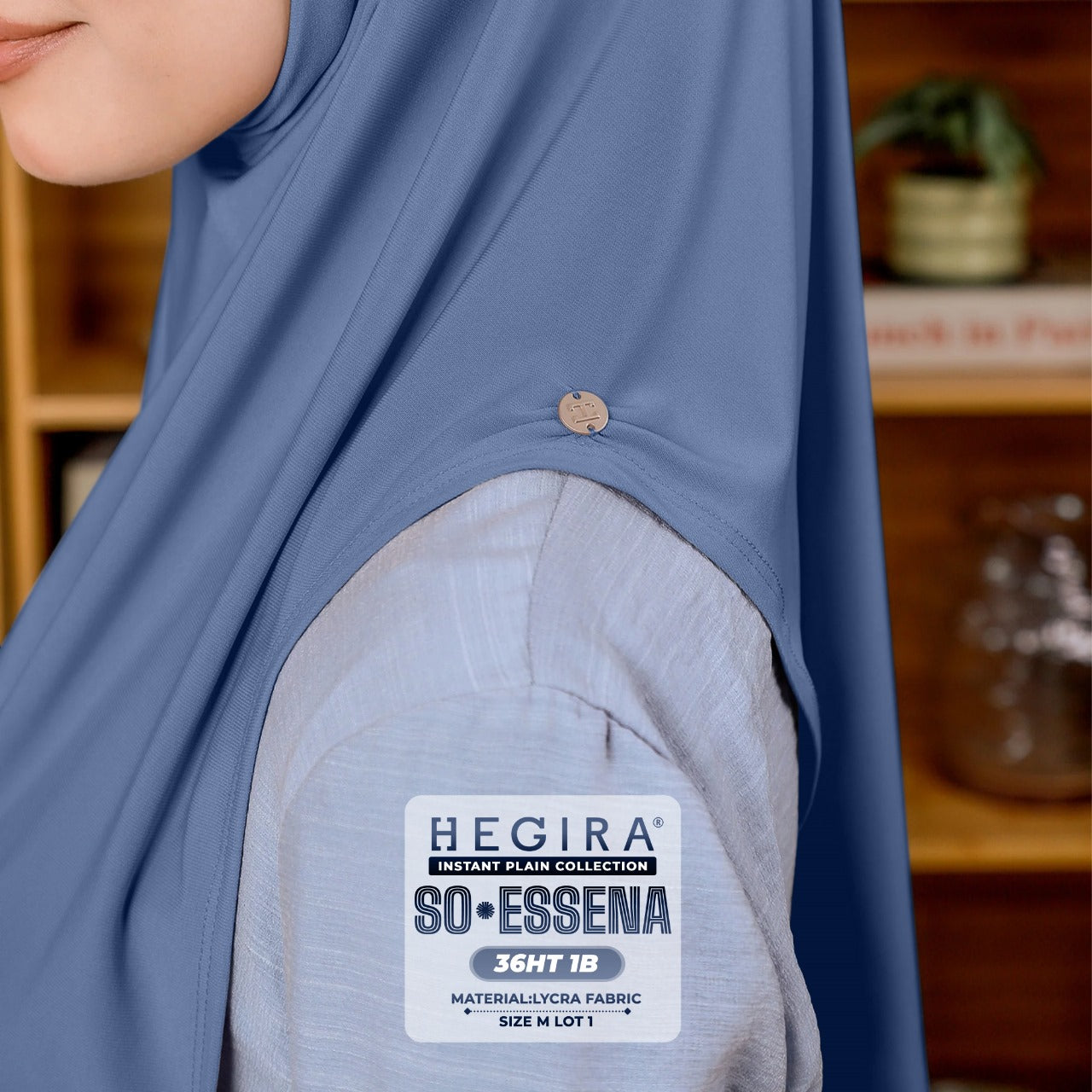 Hegira Hijab Inspired SO-Essena Instant Plain Collection (36HT)