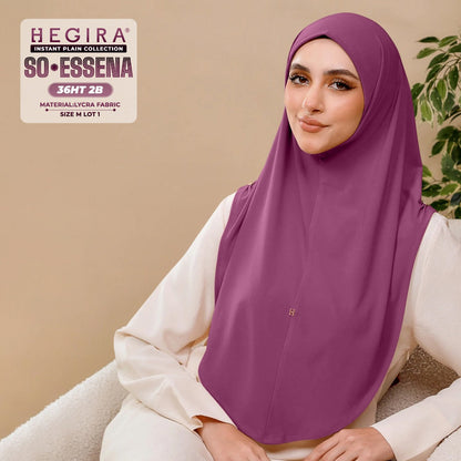 Hegira Hijab Inspired SO-Essena Instant Plain Collection (36HT)
