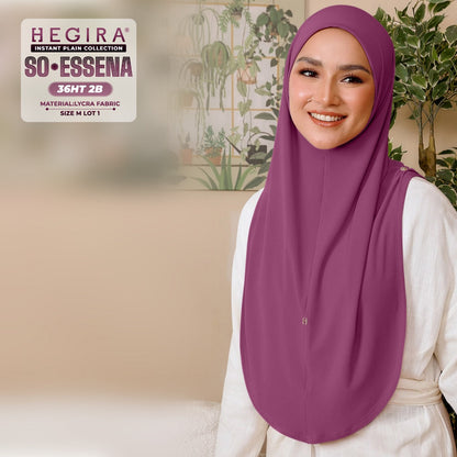 Hegira Hijab Inspired SO-Essena Instant Plain Collection (36HT)