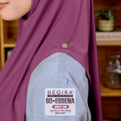 Hegira Hijab Inspired SO-Essena Instant Plain Collection (36HT)