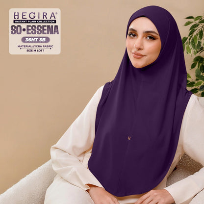 Hegira Hijab Inspired SO-Essena Instant Plain Collection (36HT)