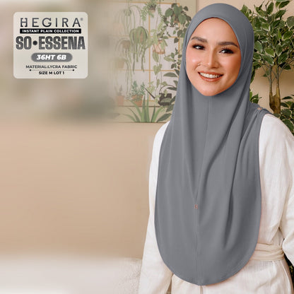 Hegira Hijab Inspired SO-Essena Instant Plain Collection (36HT)