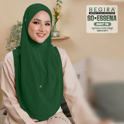 Hegira Hijab Inspired SO-Essena Instant Plain Collection (36HT)