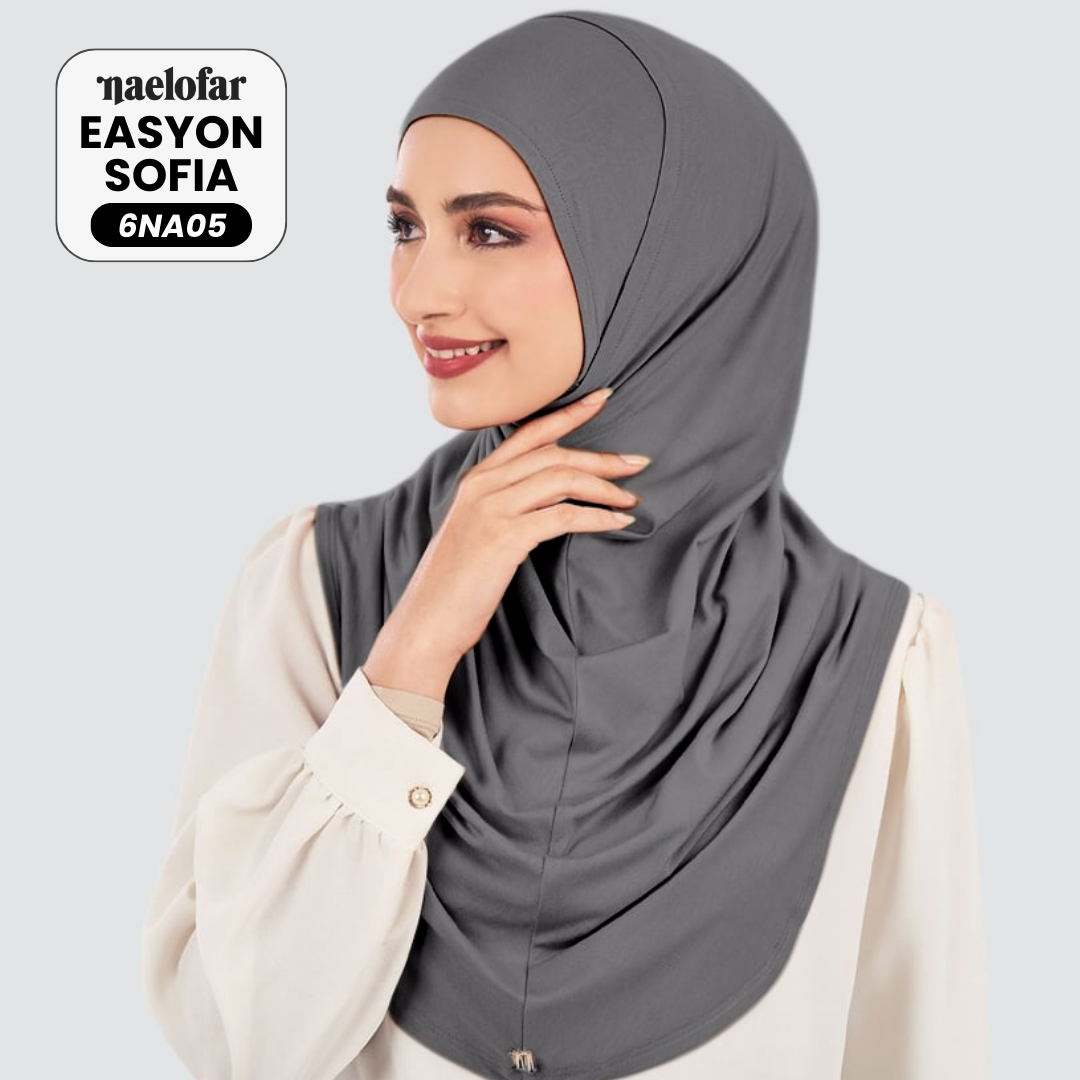 Naelofar Inspired Instant Easyon Sophia Cotton Lycra Collection (6NA)