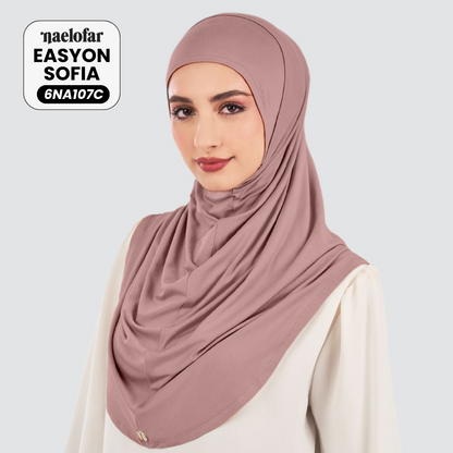 Naelofar Inspired Instant Easyon Sophia Cotton Lycra Collection (6NA)