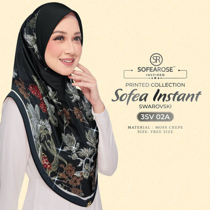 Tudung Instant Sarung Printed Brand Sendiri