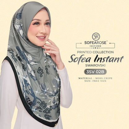 Tudung Instant Sarung Printed Brand Sendiri