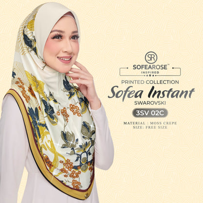 Tudung Instant Sarung Printed Brand Sendiri