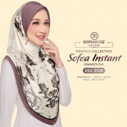 Tudung Instant Sarung Printed Brand Sendiri