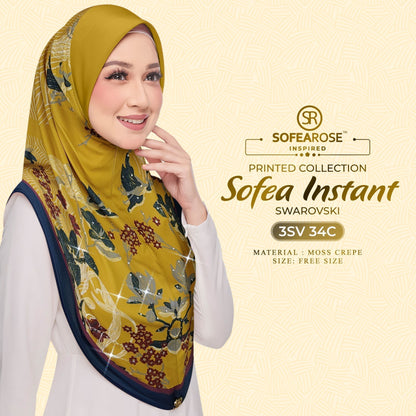 Tudung Instant Sarung Printed Brand Sendiri