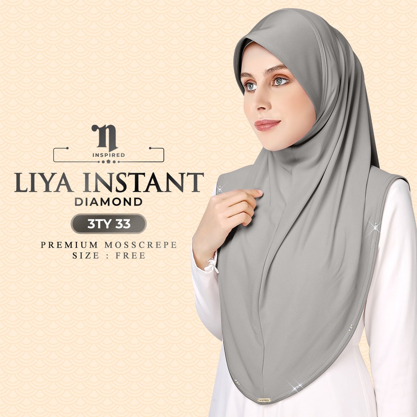 Naelofar Liya Instant Plain Collection