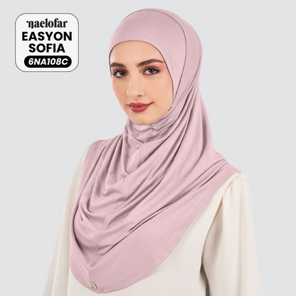 Naelofar Inspired Instant Easyon Sophia Cotton Lycra Collection (6NA)