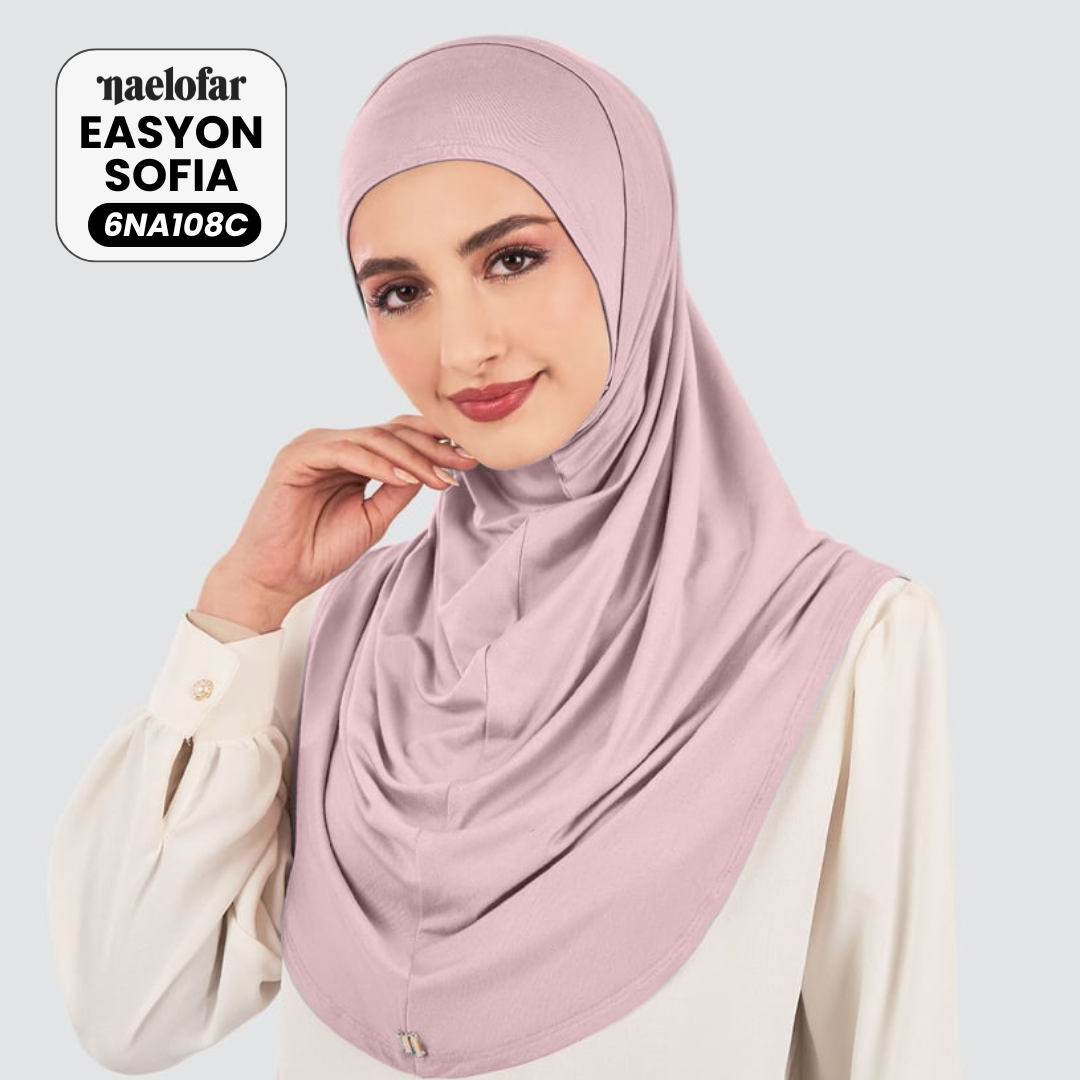 Naelofar Inspired Instant Easyon Sophia Cotton Lycra Collection (6NA)