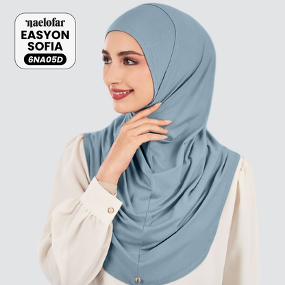 Naelofar Inspired Instant Easyon Sophia Cotton Lycra Collection (6NA)