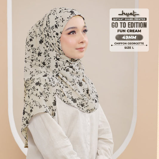Hyat Inspired Instant Printed Go-To-Edition Fun Cream Collection (49HM - 49HX)