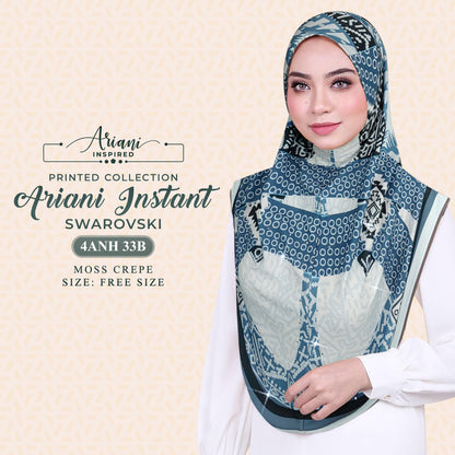 Ariani Instant Sarung Swarovski Printed Collection RM12