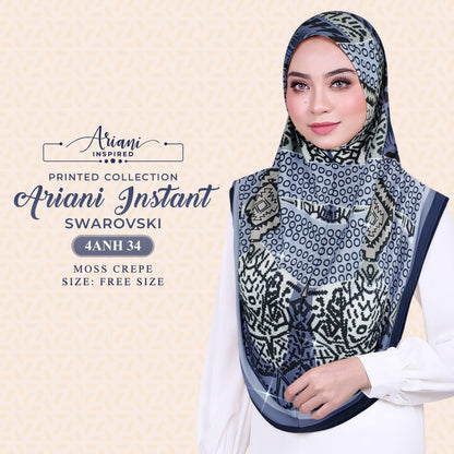 Ariani Instant Sarung Swarovski Printed Collection RM12