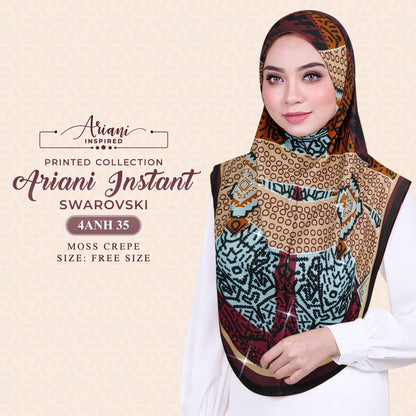 Ariani Instant Sarung Swarovski Printed Collection RM12