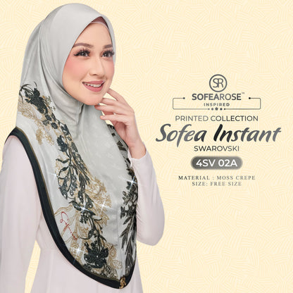 Tudung Instant Sarung Printed Brand Sendiri