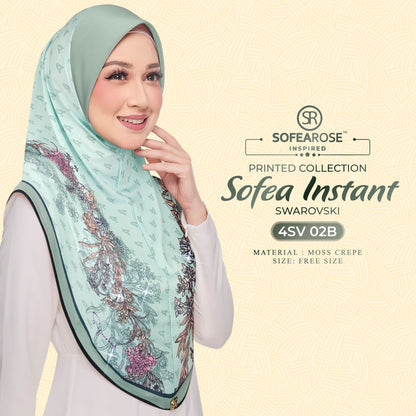 Tudung Instant Sarung Printed Brand Sendiri