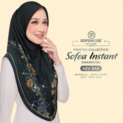 Tudung Instant Sarung Printed Brand Sendiri