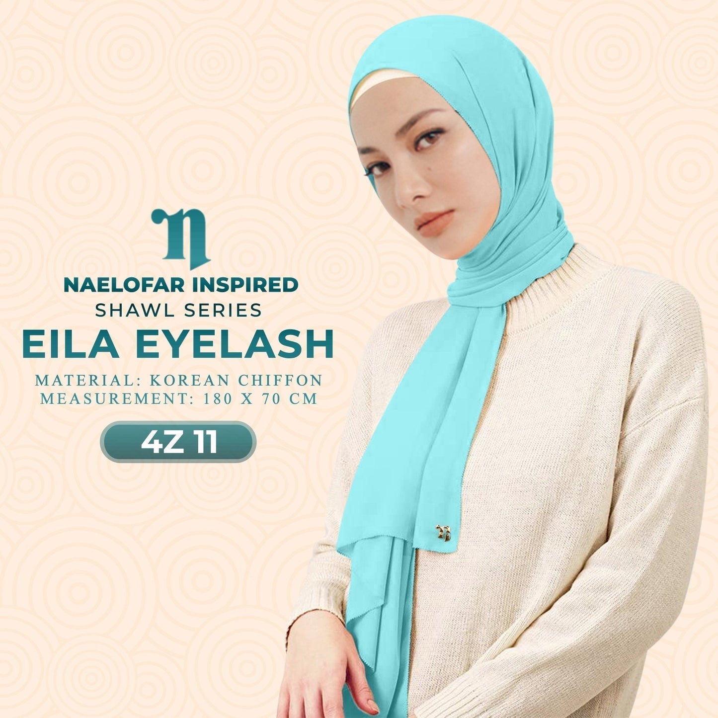 Naelofar Eila Eyelash Shawl Series