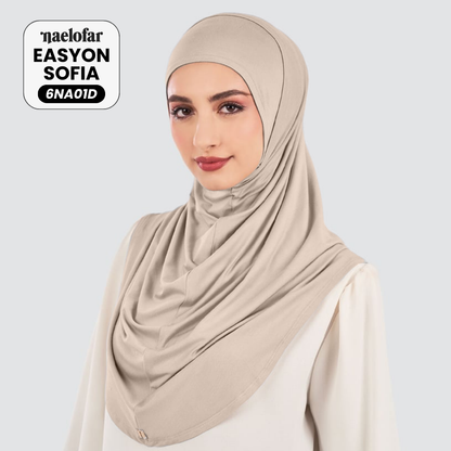 Naelofar Inspired Instant Easyon Sophia Cotton Lycra Collection (6NA)