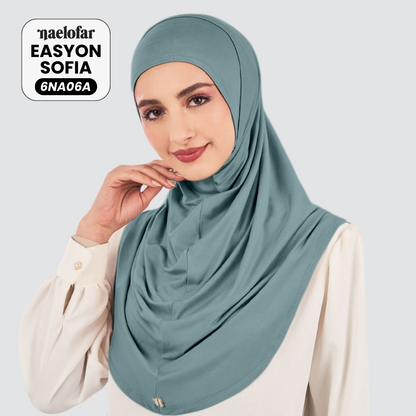Naelofar Inspired Instant Easyon Sophia Cotton Lycra Collection (6NA)