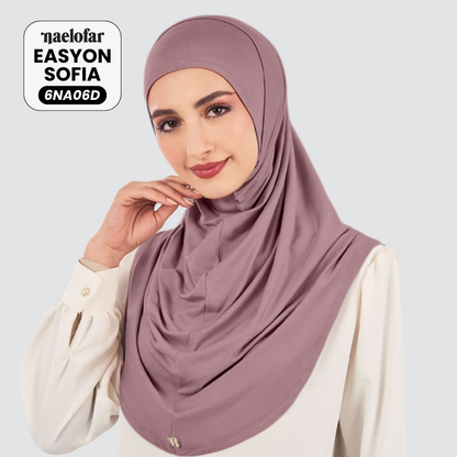 Naelofar Inspired Instant Easyon Sophia Cotton Lycra Collection (6NA)