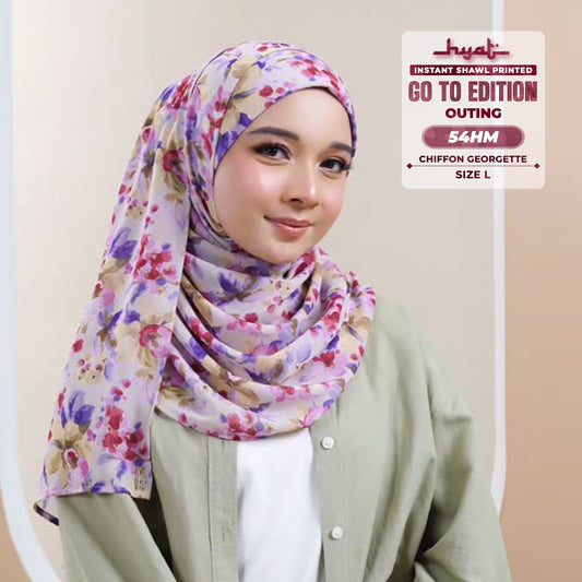 Hyat Inspired Instant Printed Go-To-Edition Outing (54HM - 54HX)