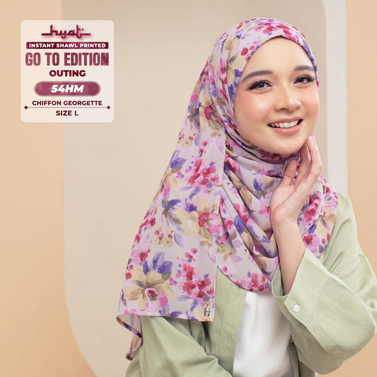 Hyat Inspired Instant Printed Go-To-Edition Outing (54HM - 54HX)