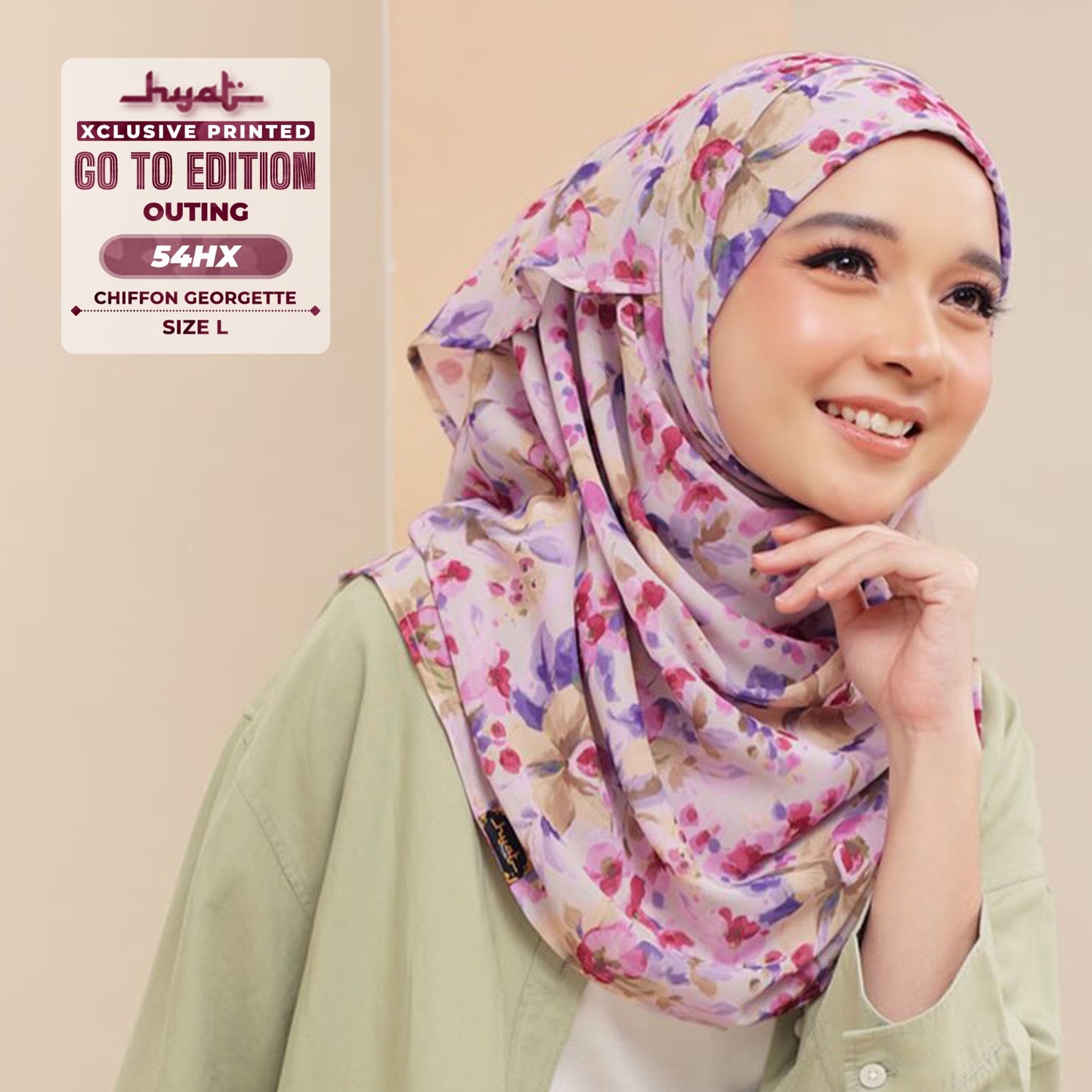 Hyat Inspired Instant Printed Go-To-Edition Outing (54HM - 54HX)