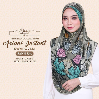 Ariani Instant Sarung Swarovski Printed Collection RM12