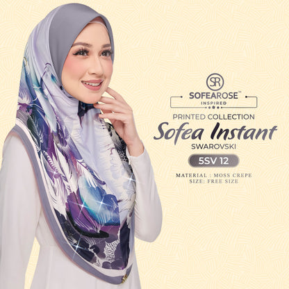 Tudung Instant Sarung Printed Brand Sendiri