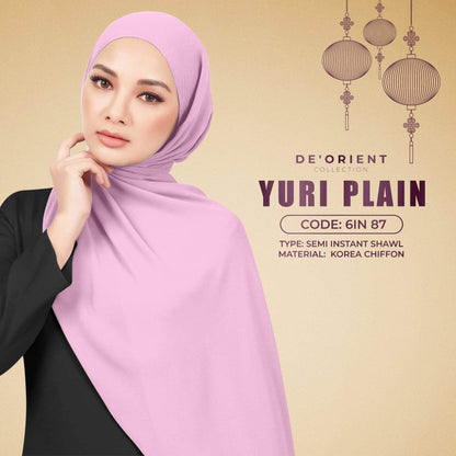 Naelofar Yuri Plain Semi Instant Collection RM12