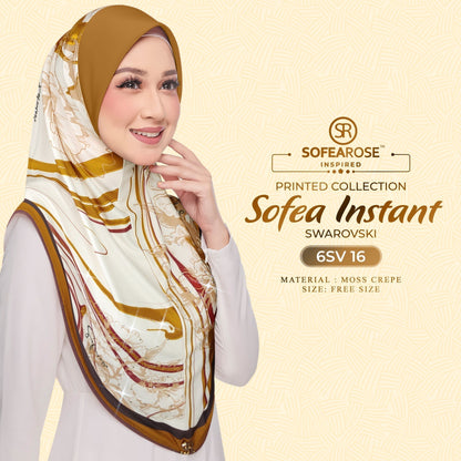 Tudung Instant Sarung Printed Brand Sendiri