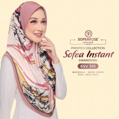 Tudung Instant Sarung Printed Brand Sendiri