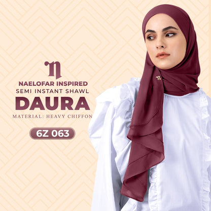 Naelofar Daura Semi Instant Shawl Collection