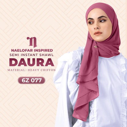 Naelofar Daura Semi Instant Shawl Collection