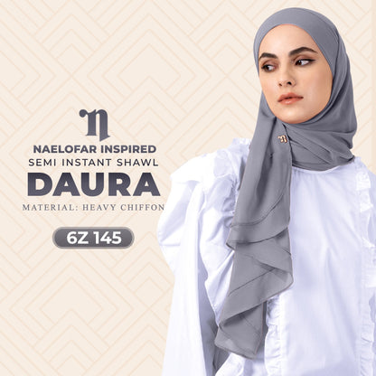 Naelofar Daura Semi Instant Shawl Collection