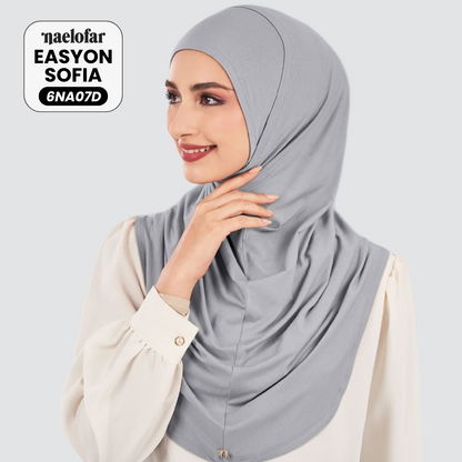 Naelofar Inspired Instant Easyon Sophia Cotton Lycra Collection (6NA)