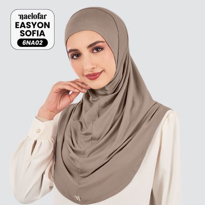 Naelofar Inspired Instant Easyon Sophia Cotton Lycra Collection (6NA)