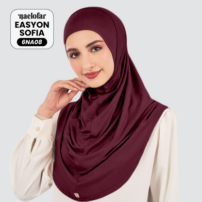 Naelofar Inspired Instant Easyon Sophia Cotton Lycra Collection (6NA)